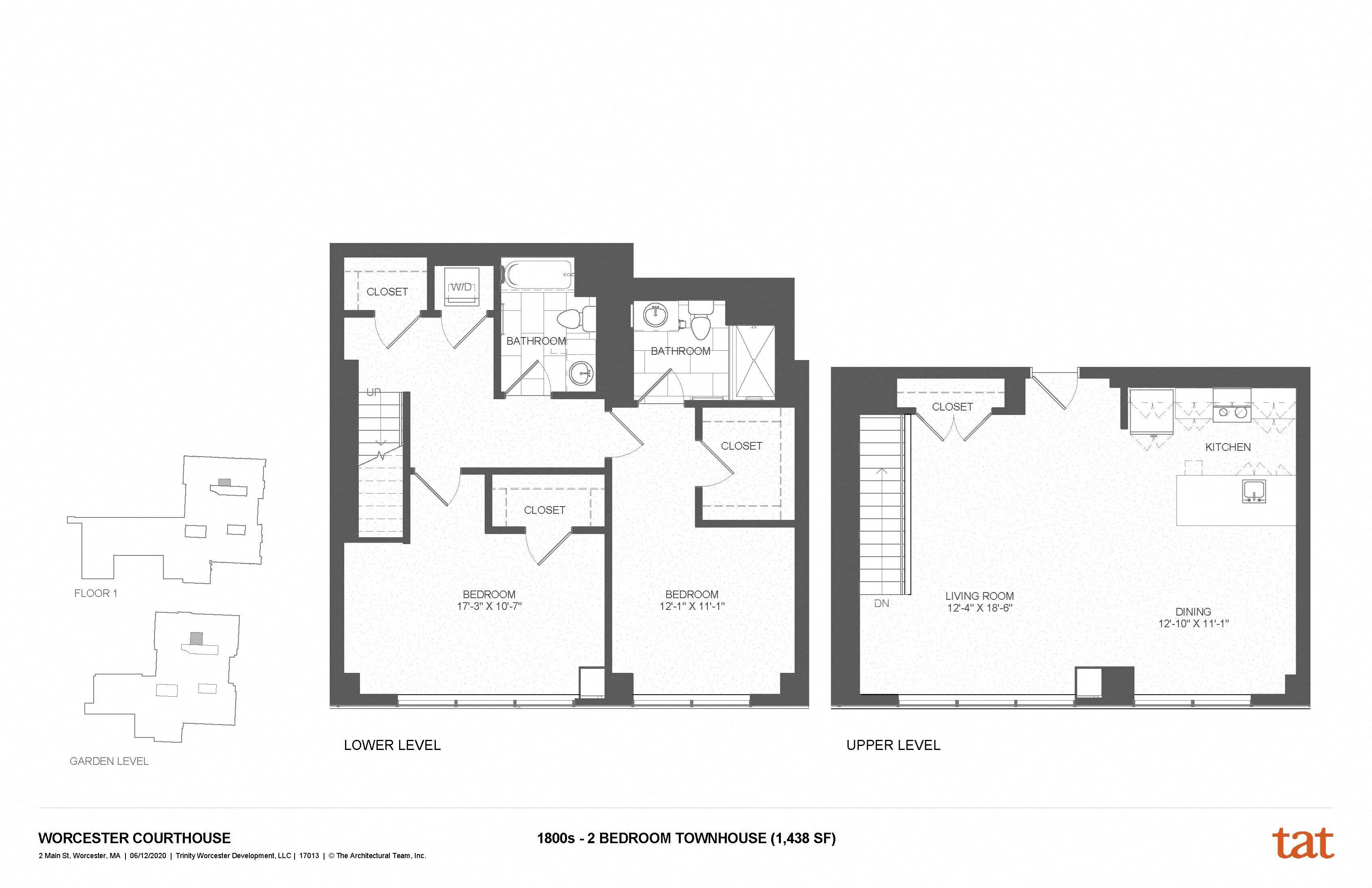 Floor Plans Apartments In Worcester, MA Courthouse Lofts